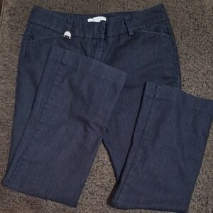 New York & Company Dark Indigo Slight Boot Cut Trousers